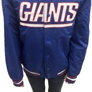Giants Men's Blue Varsity Jacket